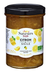 Confiture extra aux citrons de Sicile BIO 250 g - SAVEURS ET FRUITS