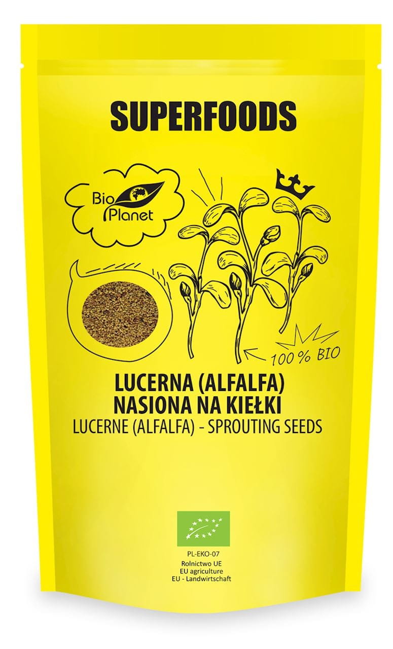Graines de Luzerne (alfalfa) à germer BIO 200 g - BIO PLANET