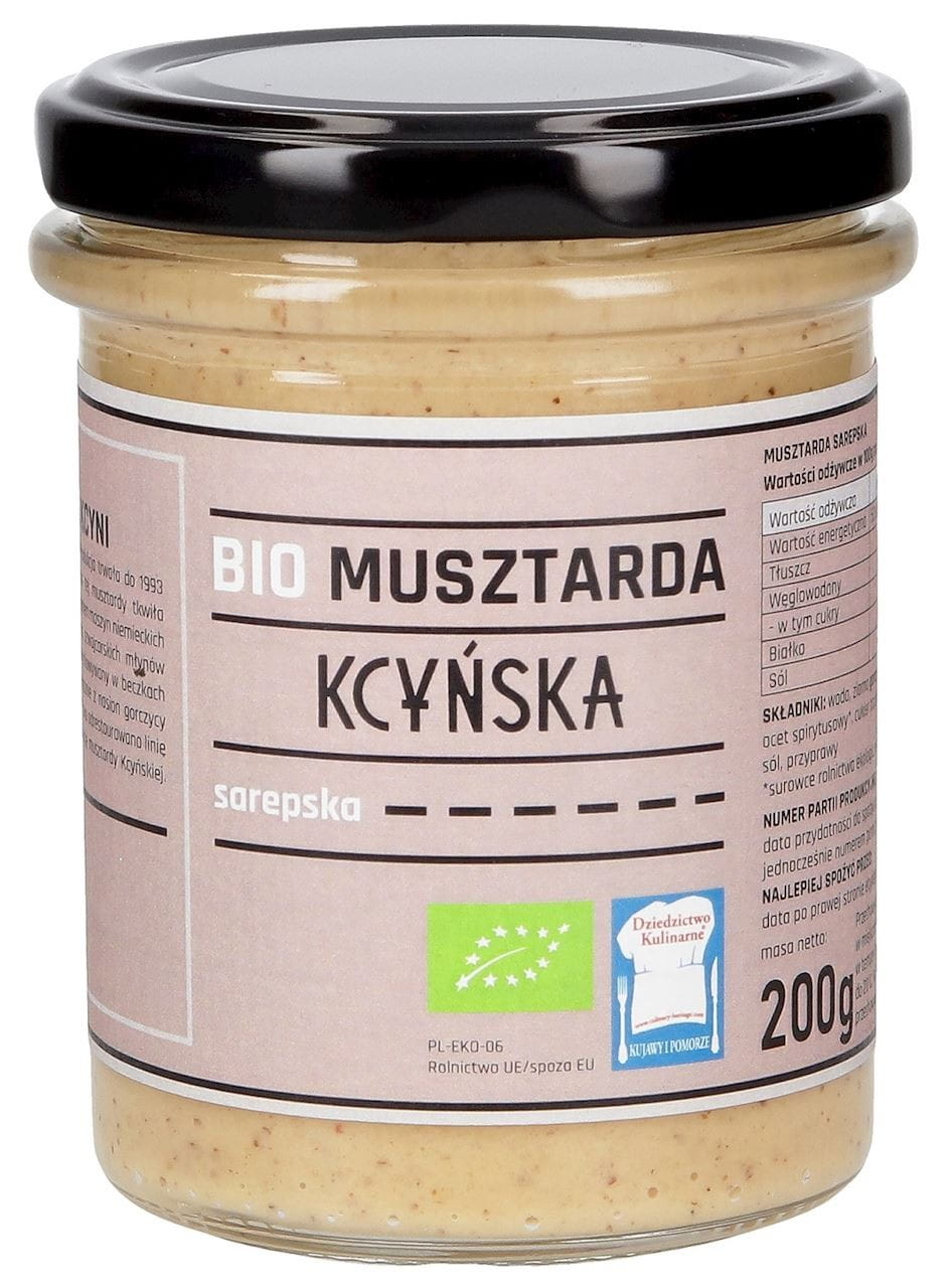 Moutarde Sarepska BIO 200 g - MOUTARDE KCYŃSKA