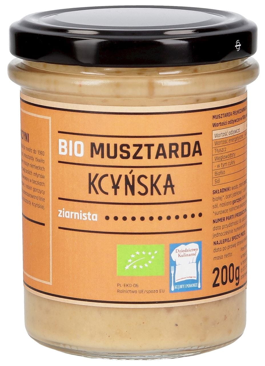 Moutarde en grains BIO 200 g - MOUTARDE KCYŃSKA