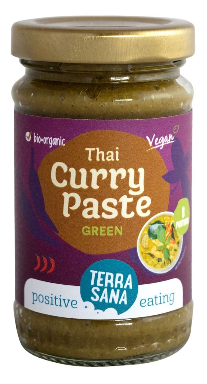 Pâte de curry vert BIO 120 g - TERRASANA