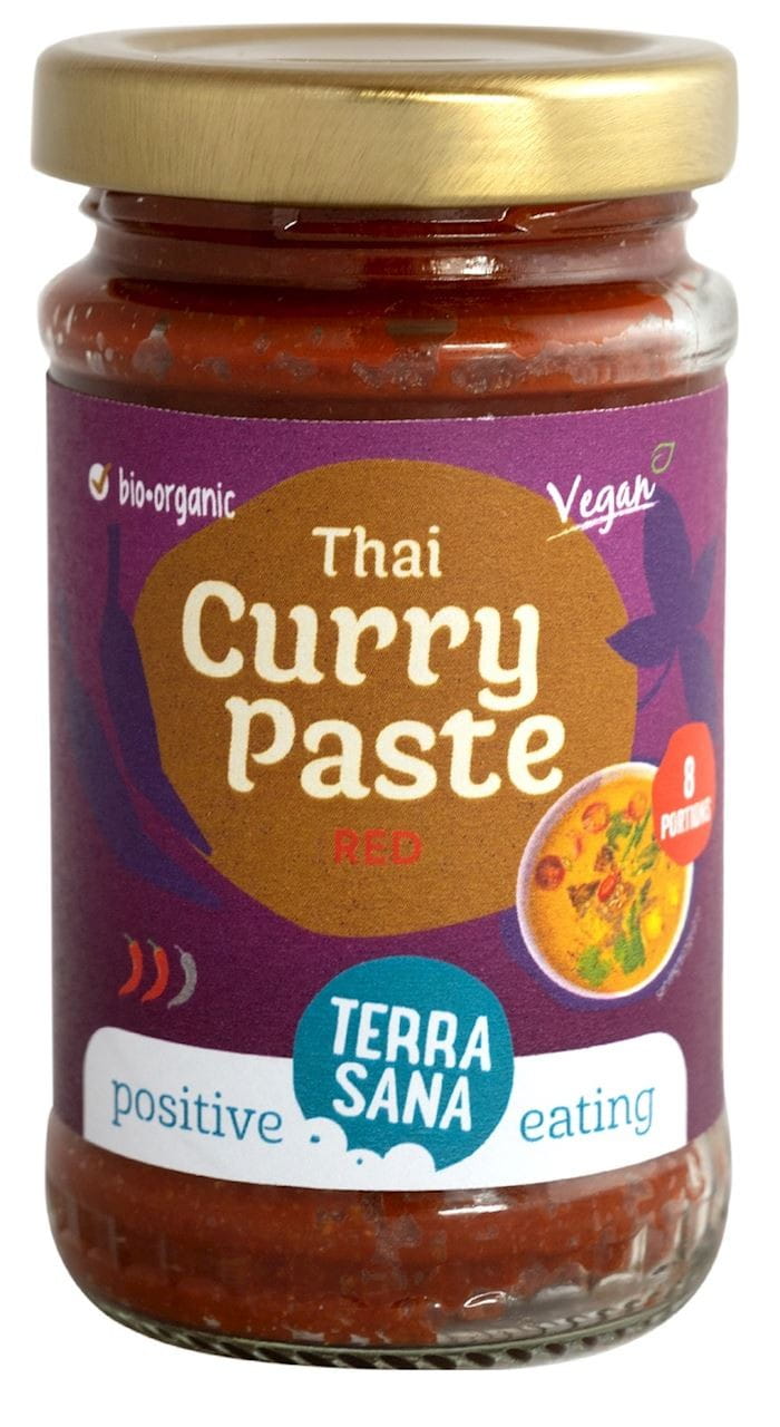 Pâte de curry rouge BIO 120 g - TERRASANA