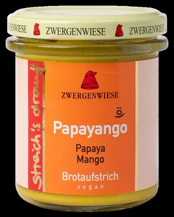 Pâte de tournesol à la mangue et à la papaye sans gluten BIO 160 g - ZWERGENWIESE