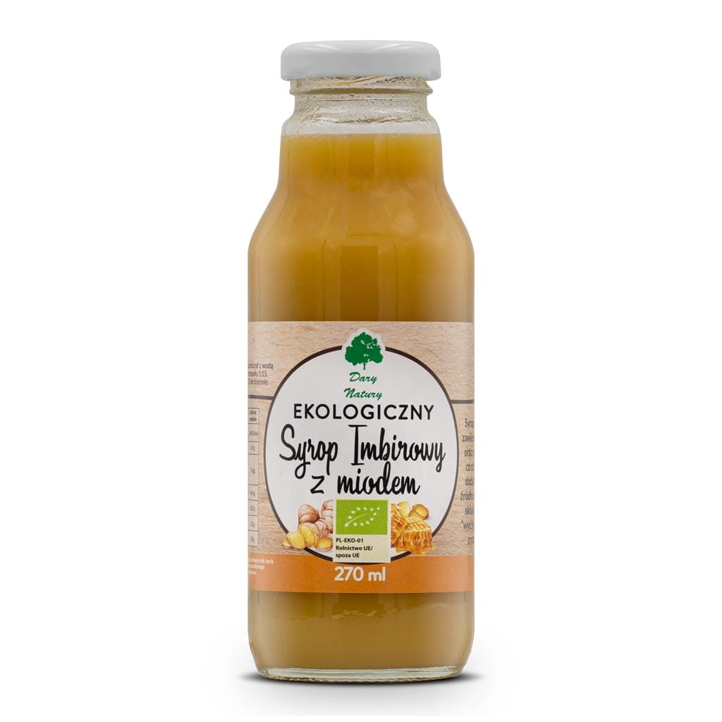 Sirop de gingembre au miel BIO 270 ml - CADEAUX DE LA NATURE
