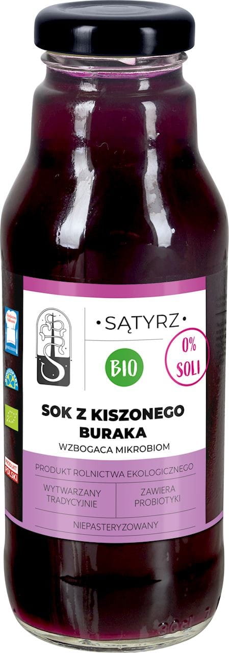 Jus de betterave mariné probiotique BIO 500 ml - SĄTYRZ