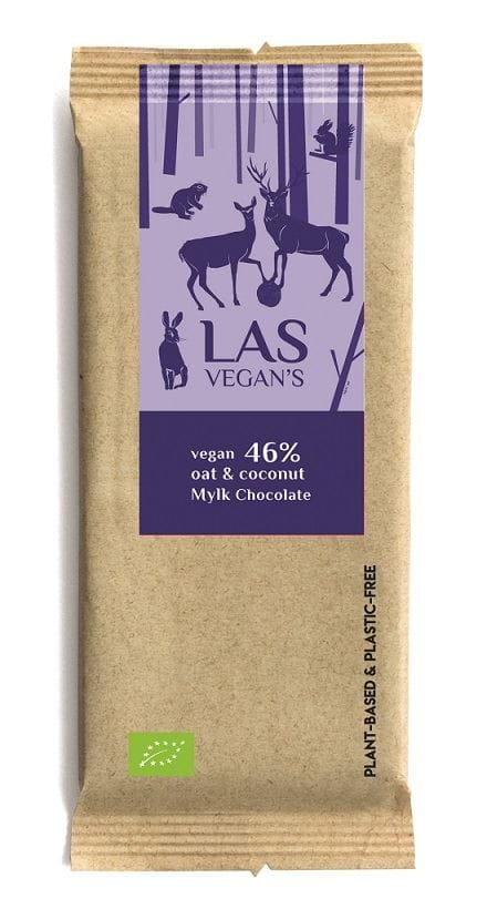 Barre chocolat-avoine-coco BIO 50 g - LAS VEGANS