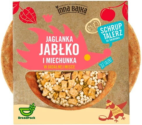 Pomme et bouillie de pomme dans un bol comestible 150 g - ANOTHER TALE