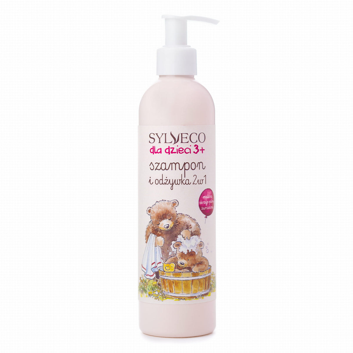 Shampooing et après-shampooing 2 en 1 pour 3 enfants + prêle framboise canneberge 300ml - SYLVECO