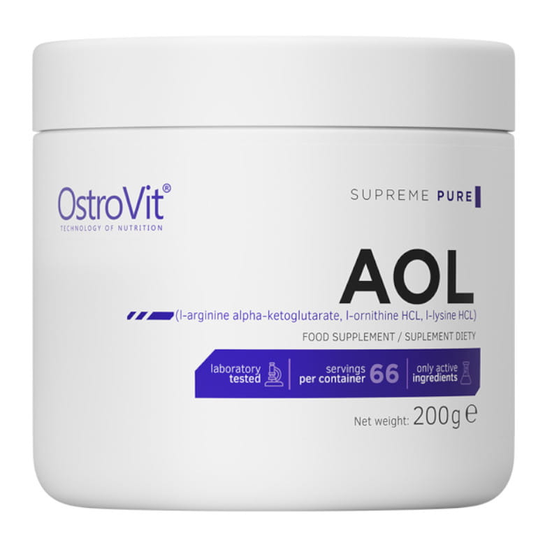 Aol L - arginine alpha - kéroglutarate L - ornithine HCL L - lysine HCL 200 g OSTROVIT