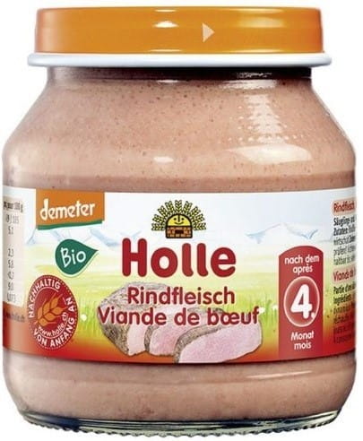 Plat de boeuf BIO pour bébé 125 g - HOLLE