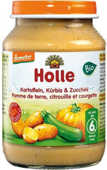 Plat pour bébé courgette - potiron - pomme de terre BIO 190 g HOLLE