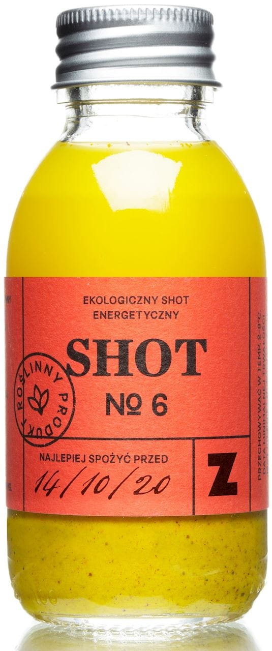 Shot d'une orange au curcuma et gingembre chauffant BIO 100 ml - ZAKWASOWNIA