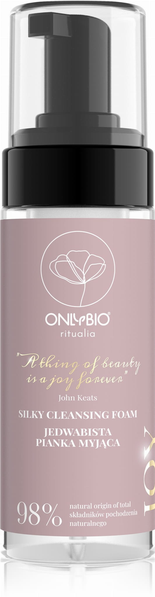 Mousse nettoyante visage soyeuse 150 ml - ONLY BIO