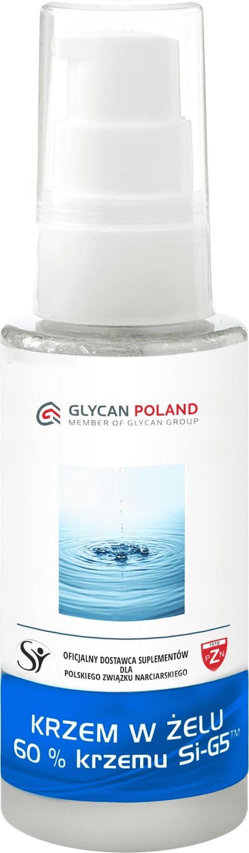 Silicium organique dans un gel de 60% de silicium si - g5 50ml - GLYCAN POLAND