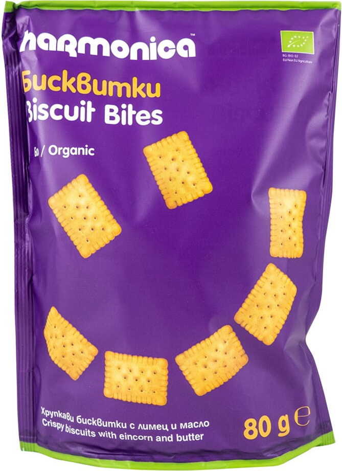 Mini biscuits au beurre BIO 80 g - HARMONICA