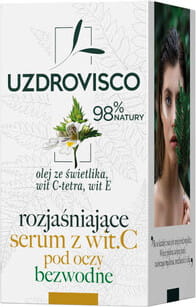 Sérum yeux à la vitamine C éclaircissant anhydre 15 ml - UZDROVISCO