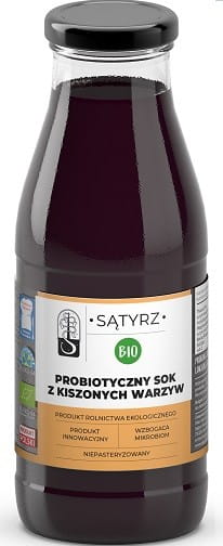 Jus probiotique sans sel de légumes marinés BIO 500 ml - SĄTYRZ