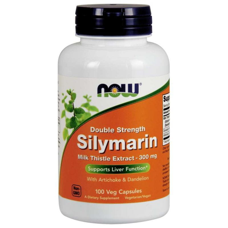 Silymarine silymarine de chardon-Marie racine de pissenlit pissenlit artichaut 100 capsules NOW FOODS