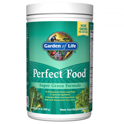 Perfect food formule super verte 300 g GARDEN OF LIFE