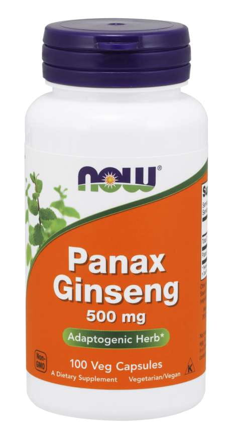Panax ginseng ginseng 500 MG 100 gélules NOW FOODS