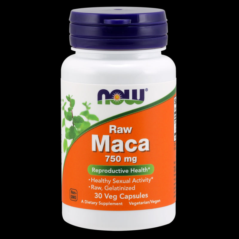 Racine de Maca 750 MG Extrait 6 : 1 30 gélules NOW FOODS