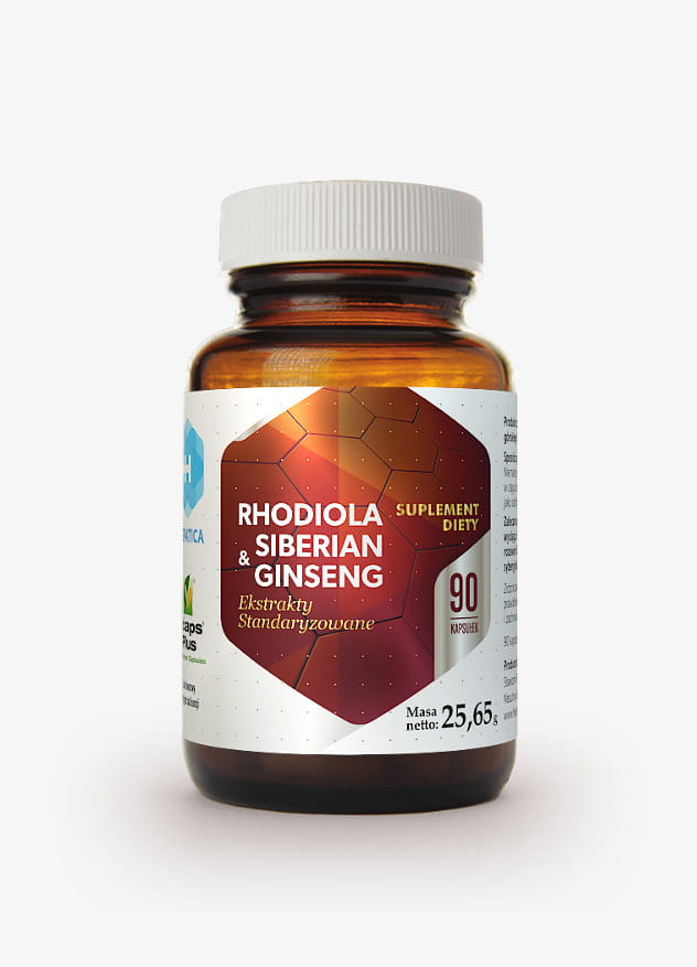 Rhodiola & ginseng sibérien 90 gélules HEPATICA