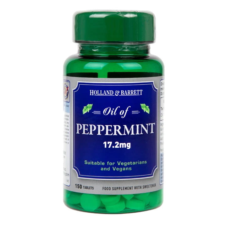 Huile de menthe poivrée 150 comprimés HOLLAND & BARRETT