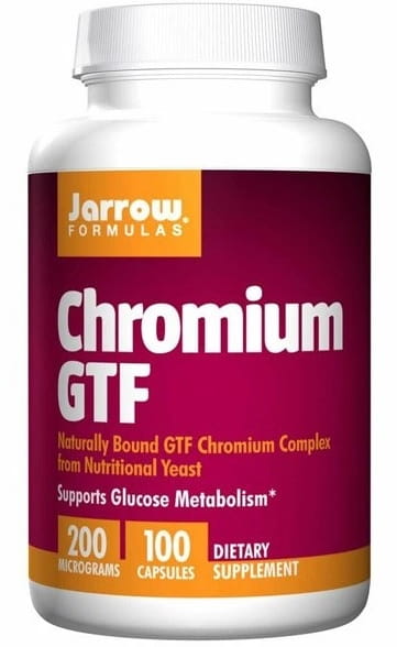 Chrome gtf 100 gélules JARROW FORMULES