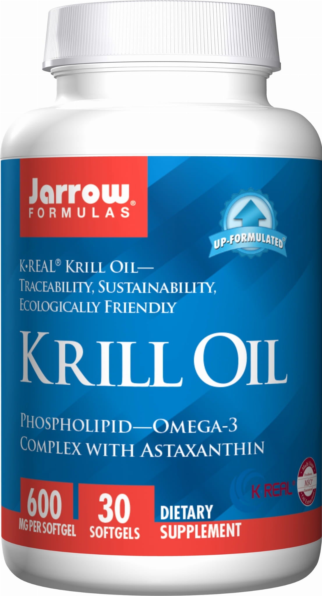 Huile de Krill 600 MG 30 gélules FORMULES JARROW