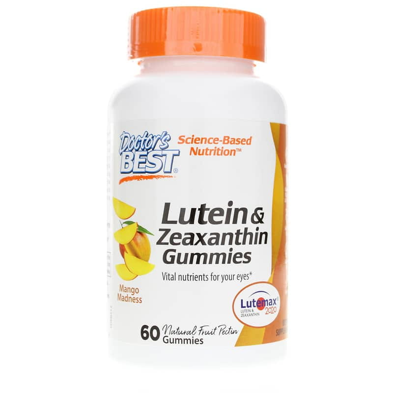 Gélifiés à la lutéine et à la zéaxanthine 60 gelées DOCTOR'S BEST