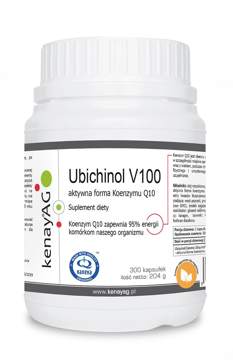 Ubiquinol coenzyme Q10 v100 KENAY 300 gélules