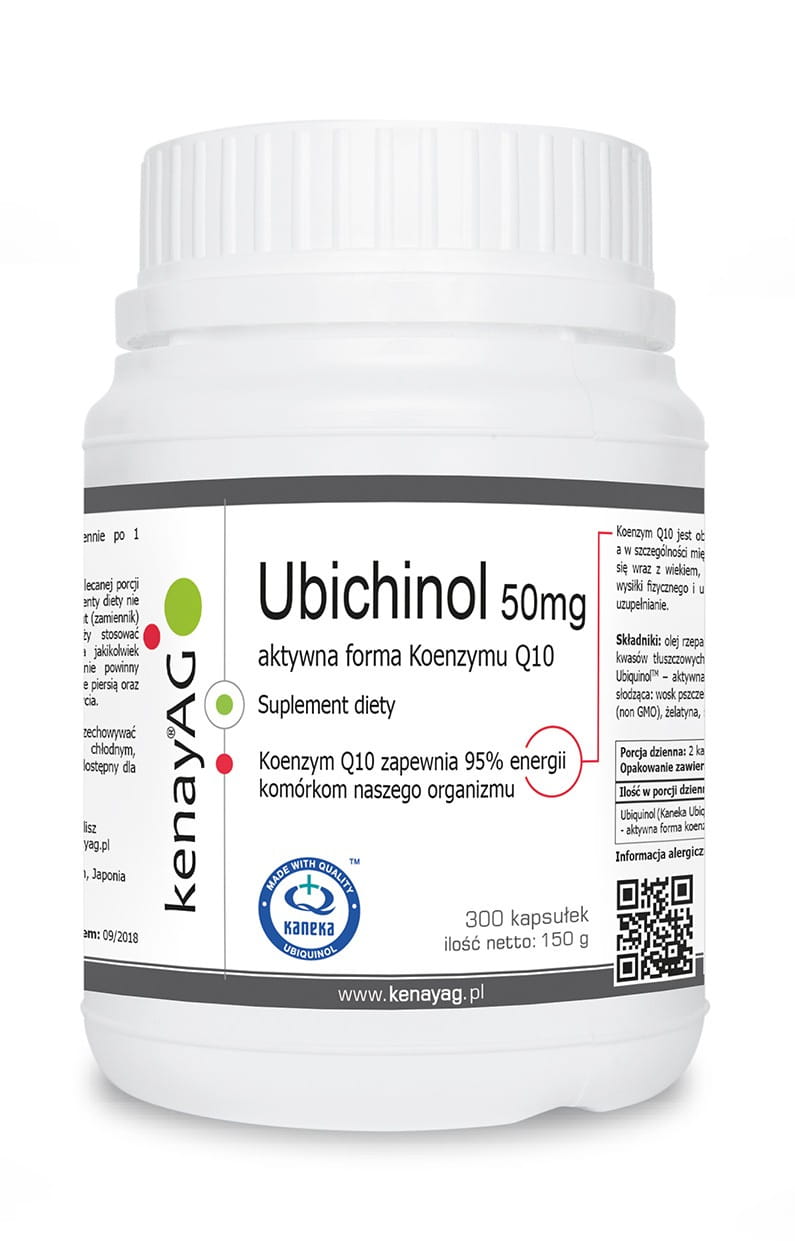 Ubiquinol coenzyme Q10 50 MG 300 gélules KENAY