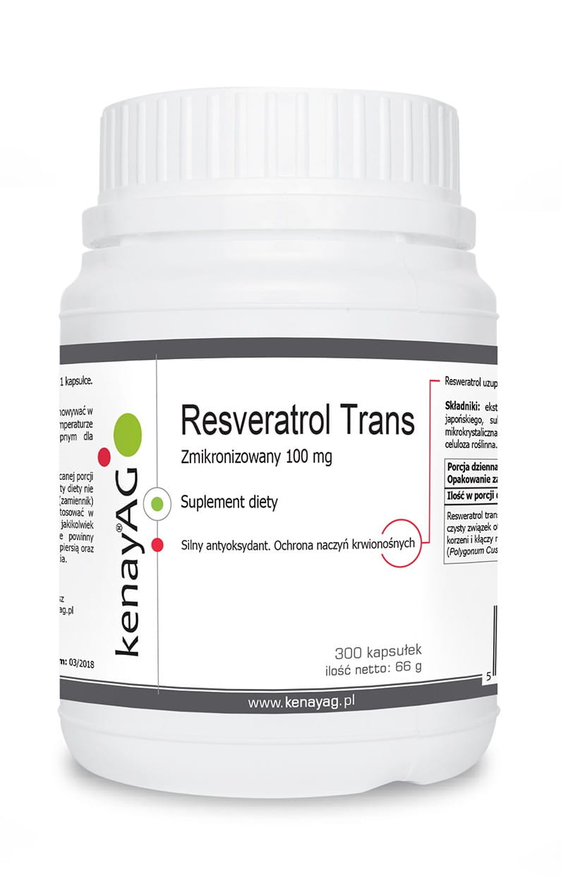 Resvératrol micronisé 100 MG 300 gélules KENAY