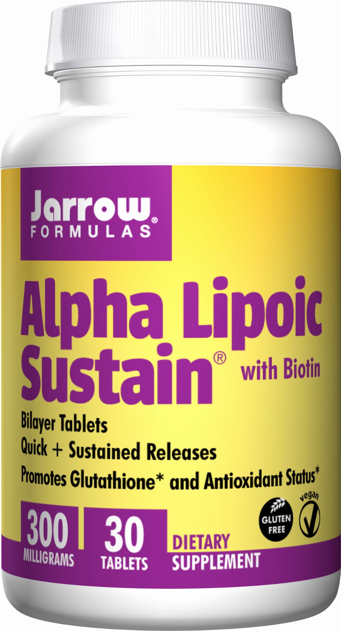 Acide alpha lipoïque et biotine 30 comprimés FORMULES JARROW