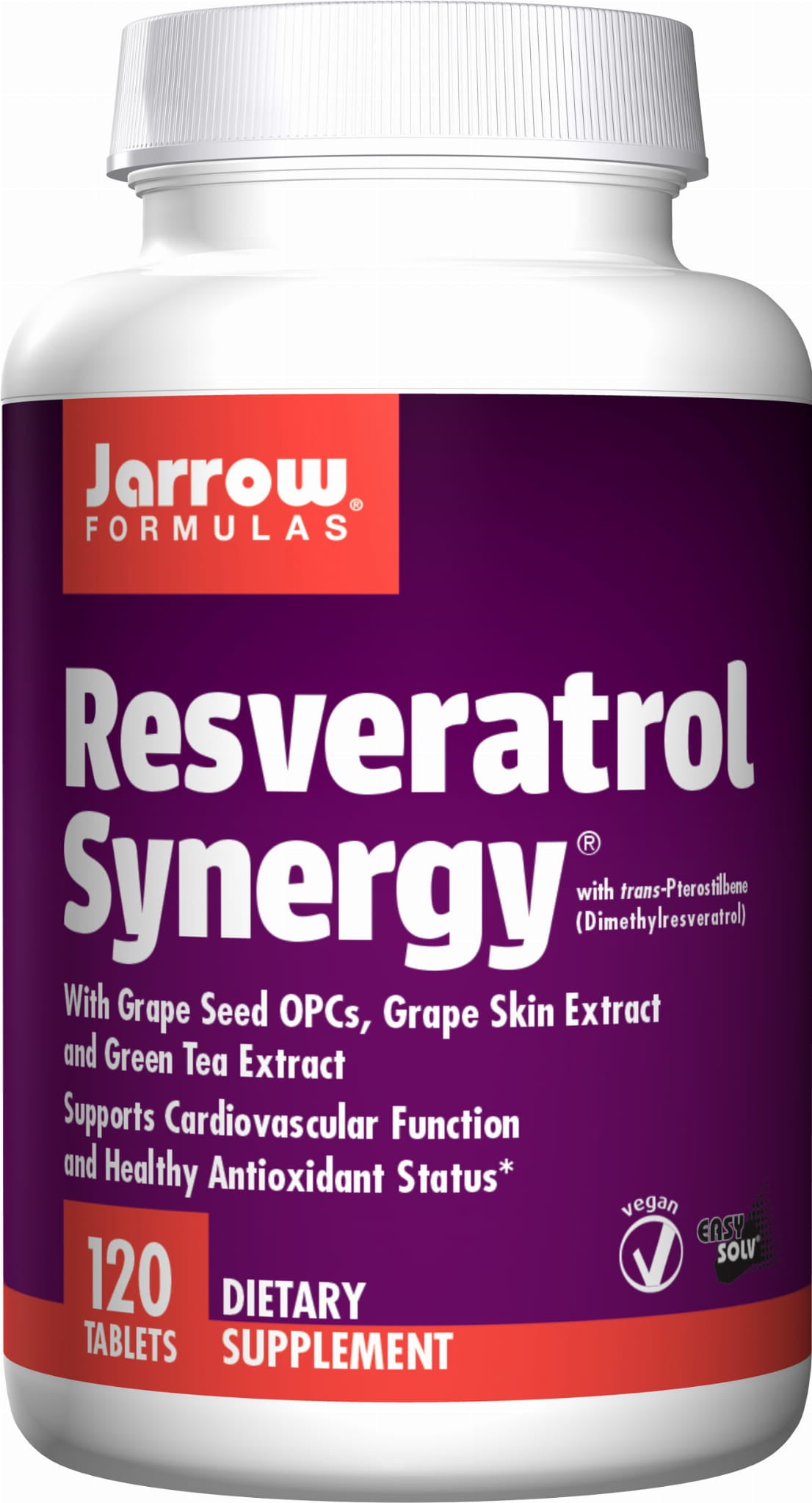 Resvératrol synergie 120 comprimés FORMULES JARROW