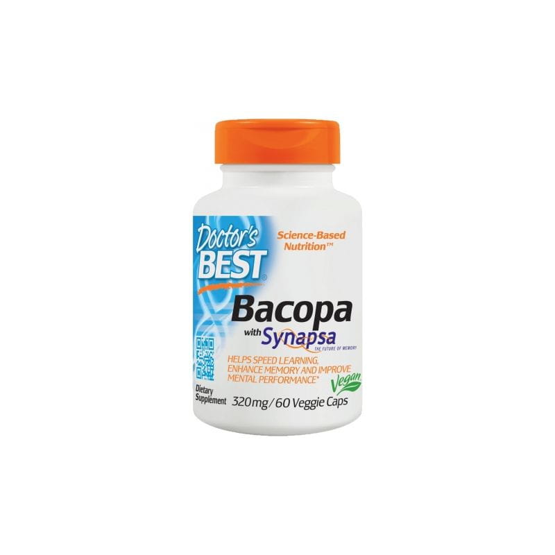 Bakopa brahmi bacopa monniera avec synapse 60 gélules DOCTOR'S BEST
