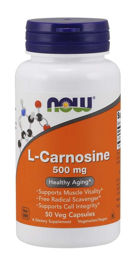 Lcarosine 500 MG lcarnosine 50 gélules NOW FOODS