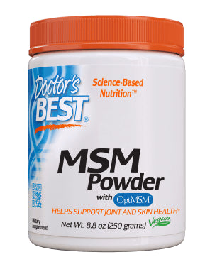 Soufre MSM optiMSM méthylsulfonylméthane 250 g DOCTOR'S BEST