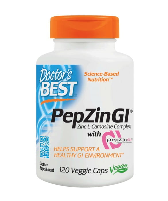 Pepzin gl zinc et lcarosine 120 gélules DOCTOR'S BEST