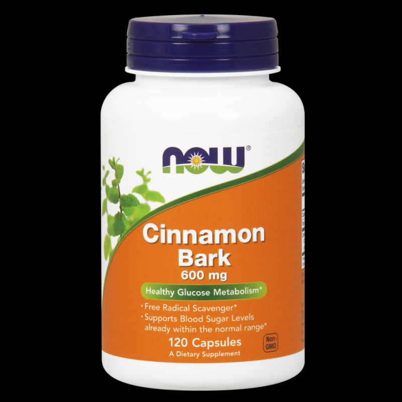 Écorce de cannelle écorce de cannelle 600 MG 120 gélules NOW FOODS