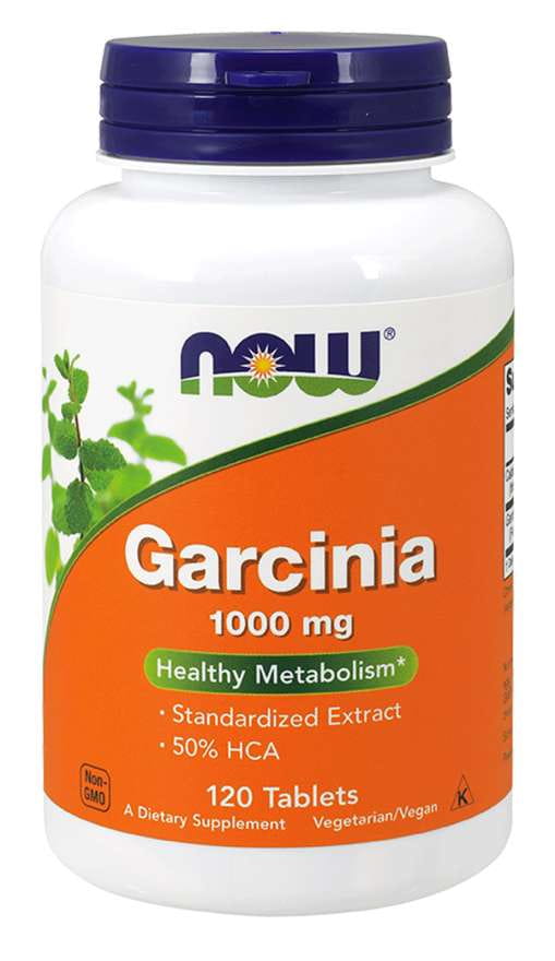 Garcinia garcinia cambogia 50% HCA 1000 MG 120 NOW FOODS comprimés
