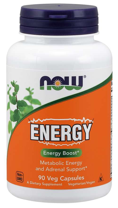 Injection énergétique d'énergie 90 gélules de NOW FOODS