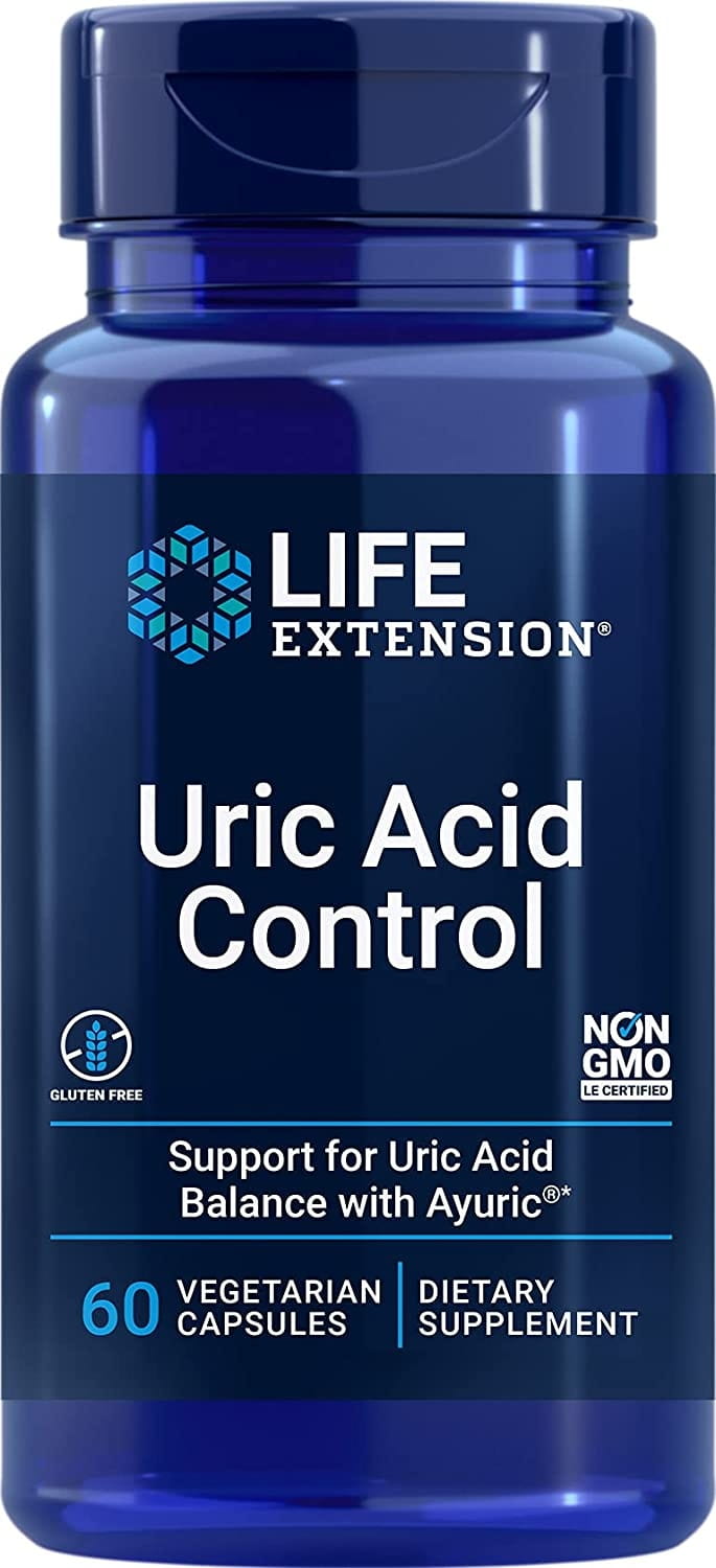 Contrôle de l'acide urique Contrôle de l'acide urique 60 capsules LIFE EXTENSION