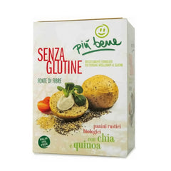 Pain aux graines de chia et quinoa sans gluten BIO 125 g PIU BENE