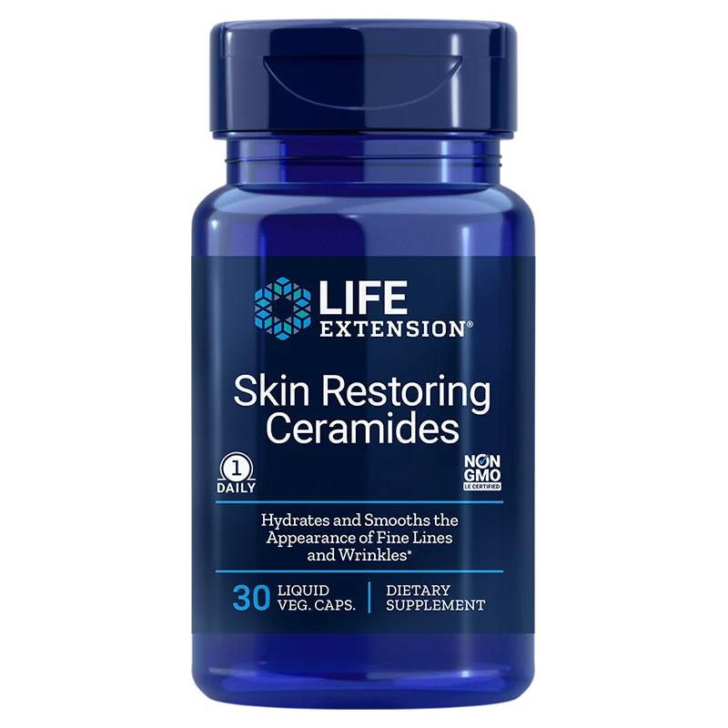 Céramides régénératrices de peau 30 capsules LIFE EXTENSION