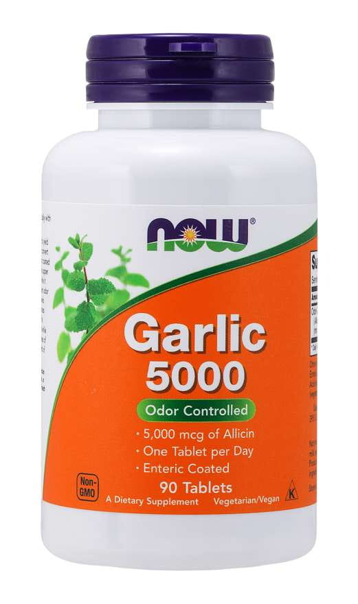 Ail 5000 90 comprimés NOW FOODS