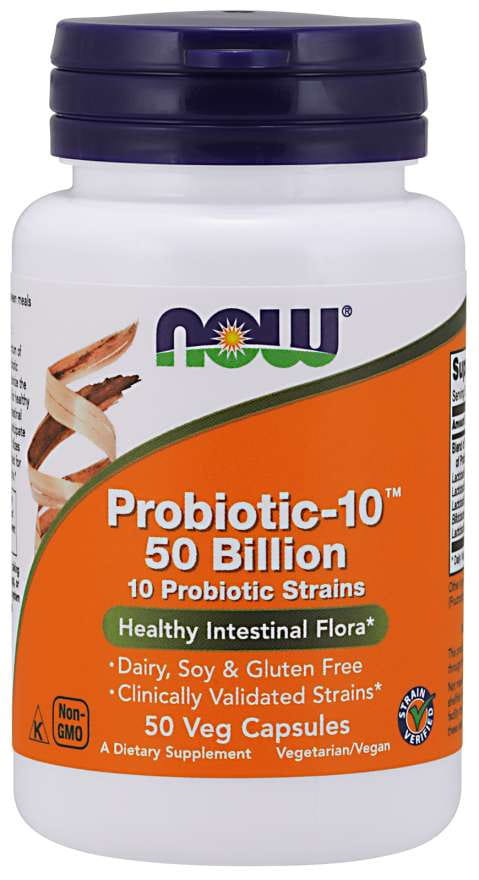 Probiotic10 ™ 50 Trillion 50 Capsules NOW FOODS