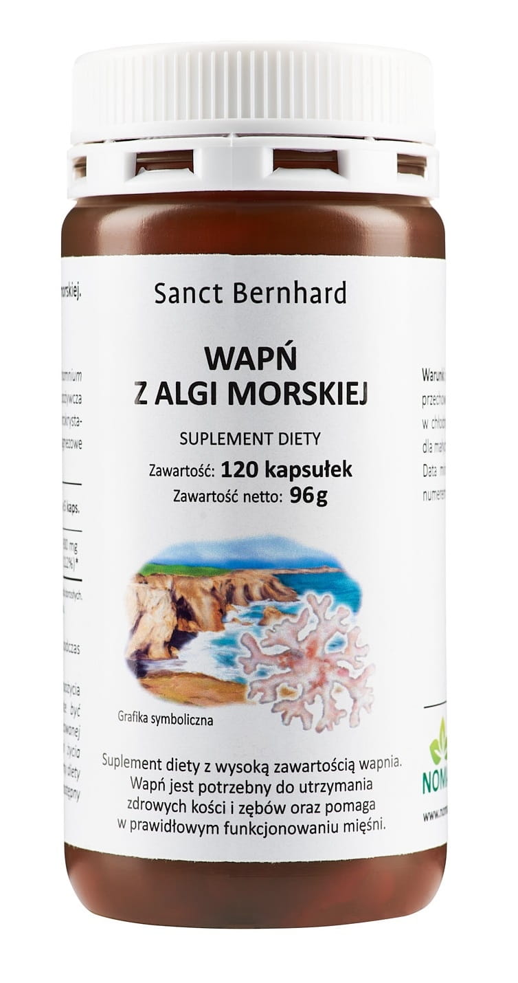 Calcium d'algues marines 120 gélules KRAUTERHAUS SANCT BERNHARD