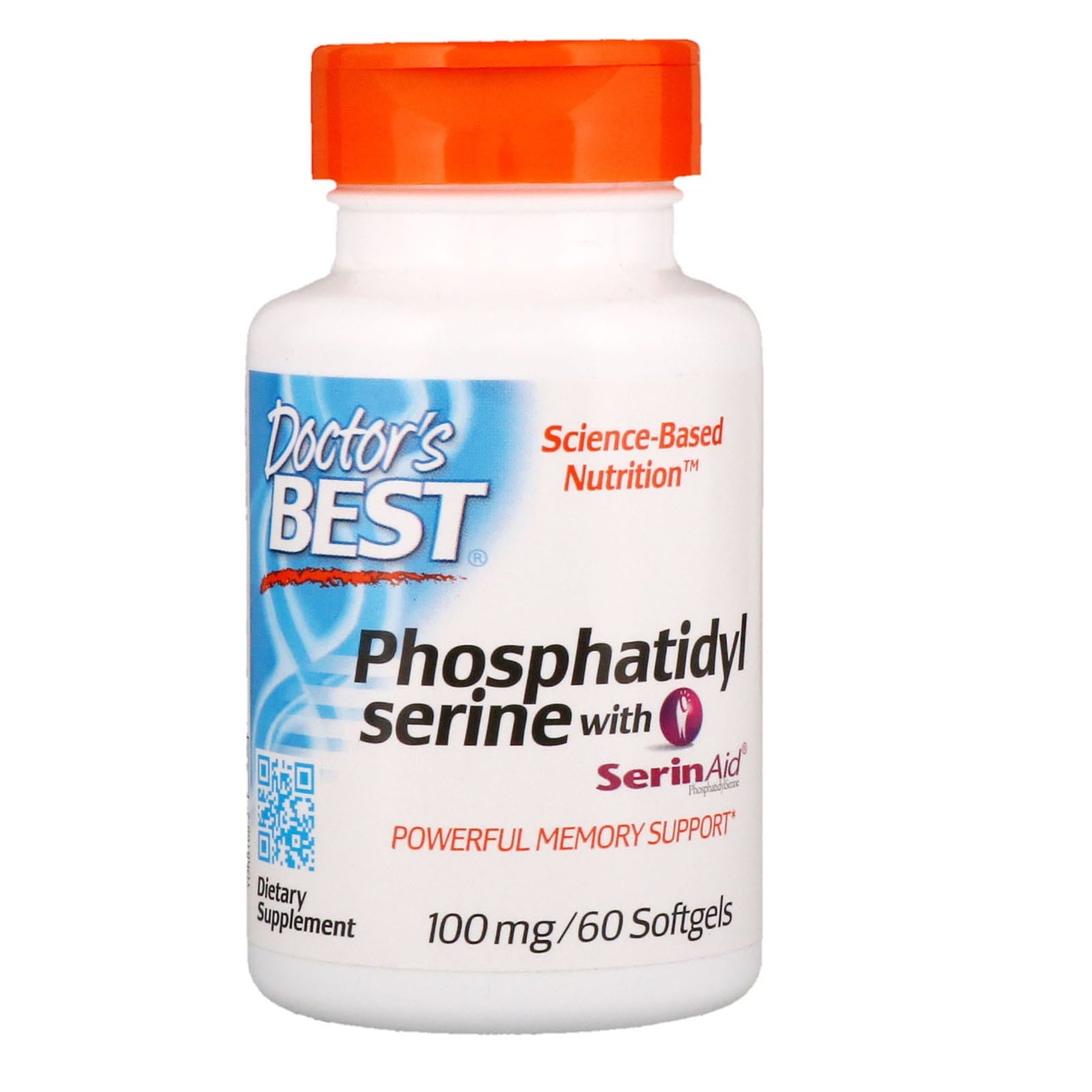 Phosphatidyl sérine phosphatidylsérine 100 MG 60 gélules DOCTOR'S BEST