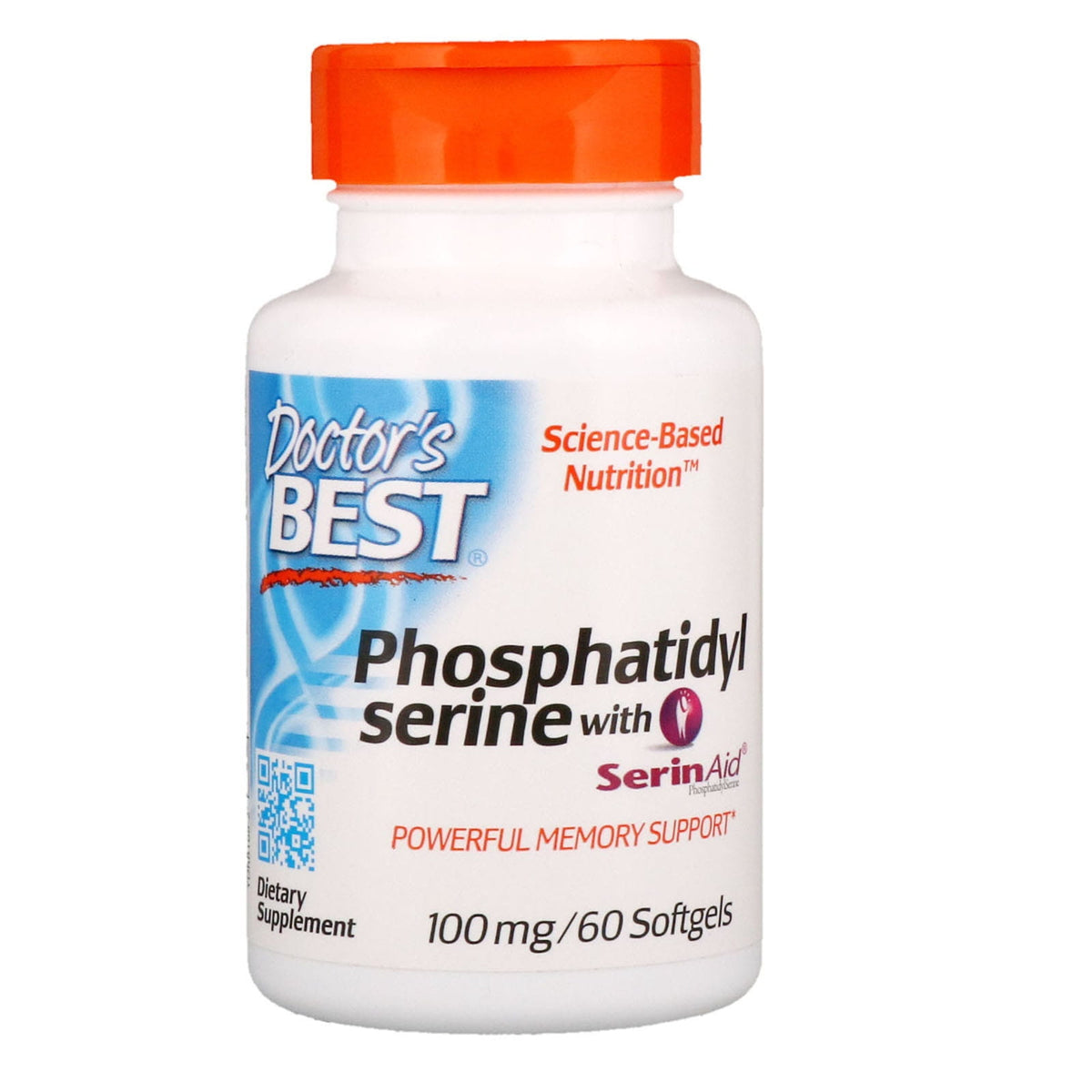 Phosphatidyl sérine phosphatidylsérine 100 MG 60 gélules DOCTOR'S BEST